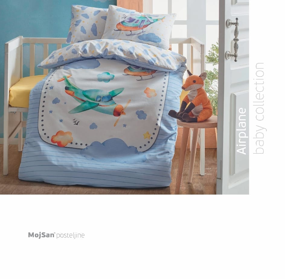 Posteljnina Baby AIRPLANE