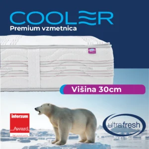 Vzmetnica Cooler | 30 cm | soft/hard | micropocket vzmetenje | Ultrafresh tretma